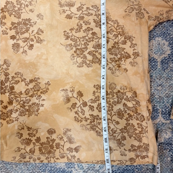 Y2K Floral Tie Dye Long Sleeve Top fairycore cottagecore vintage boho - Picture 8 of 9